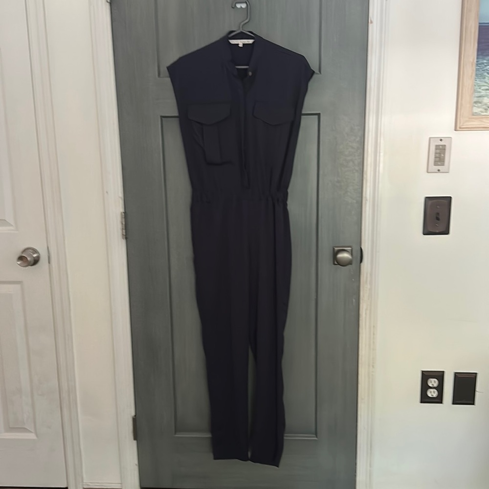 Rachel Roy | Worn once, navy jumpsuit, hidden buttons
